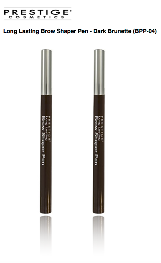 PRESTIGE COSMETICS Long Lasting Brow Shaper Pen - Dark Brunette (2-Pack) - oddros.shop